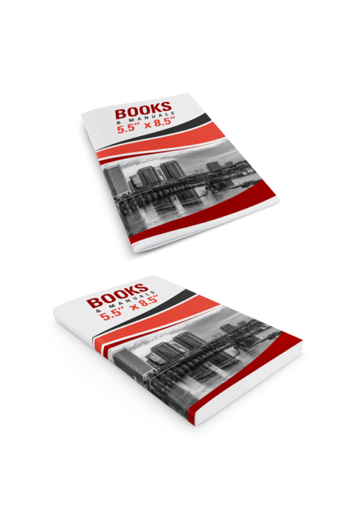 Size option for custom printed books and manuals in Richmond, RVA