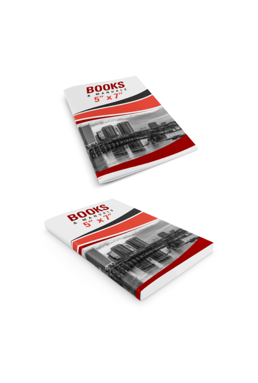Size option for custom printed books and manuals in Richmond, RVA