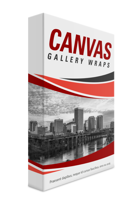 Custom printed canvas gallery wrap