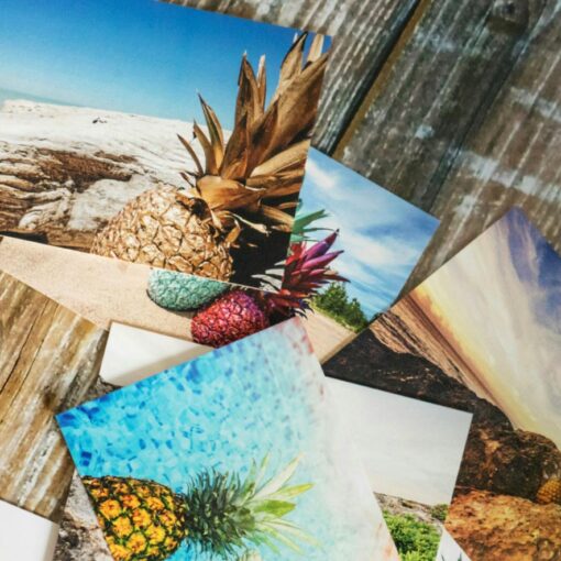 custom printed photos of pineapples