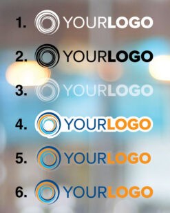 examples of different ways to print and cut vinyl logo decals