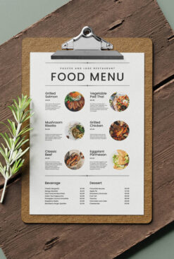 paper menu printing in richmond