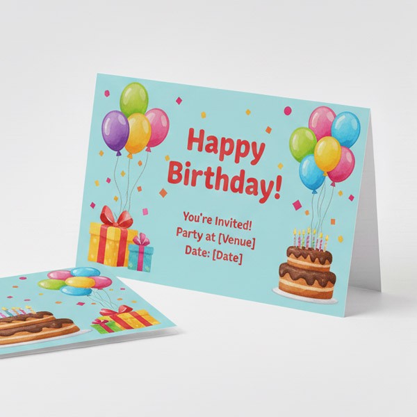 Folded Cards with Top Edge Fold - Image 3